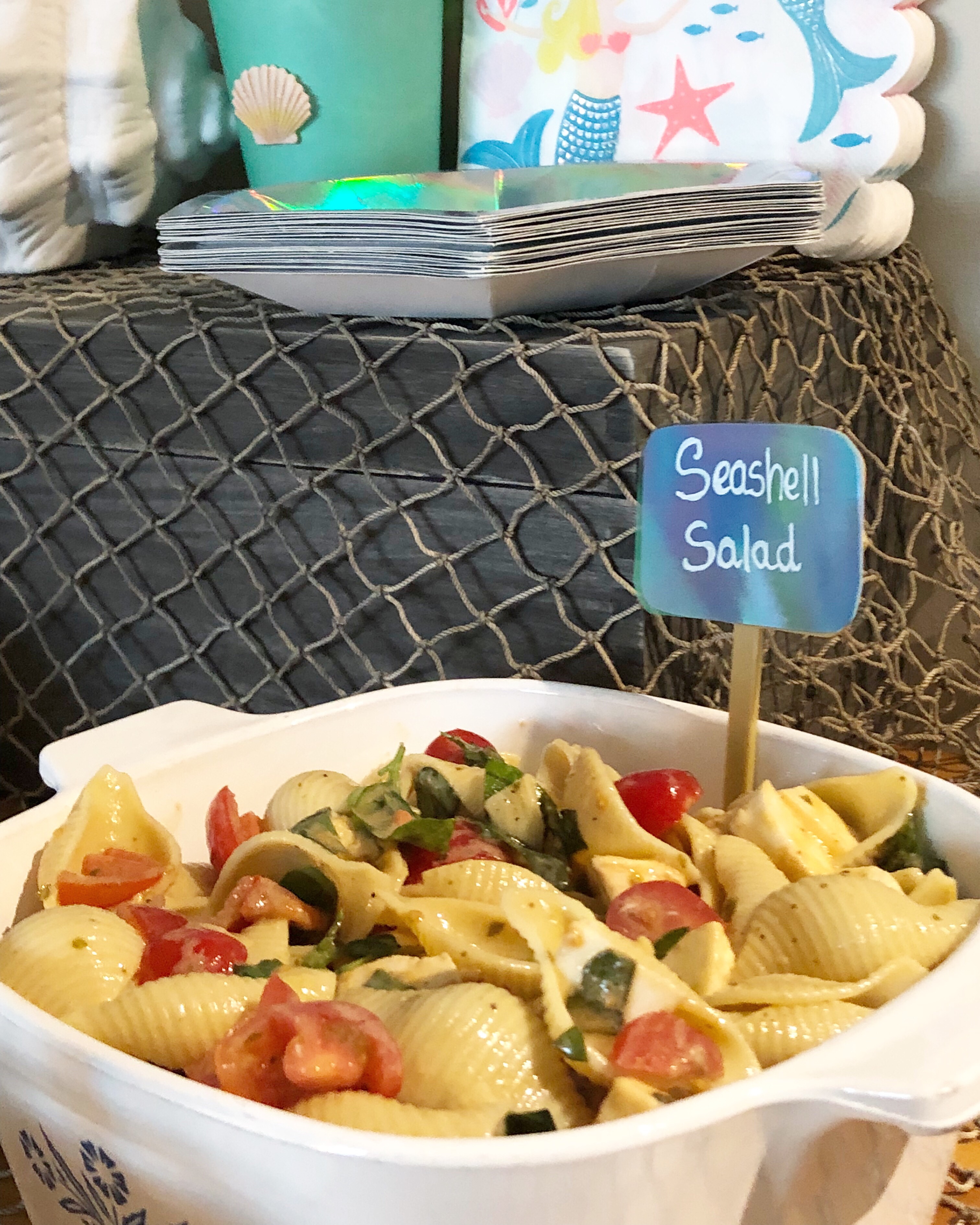 Seashell Salad Mermaid Party