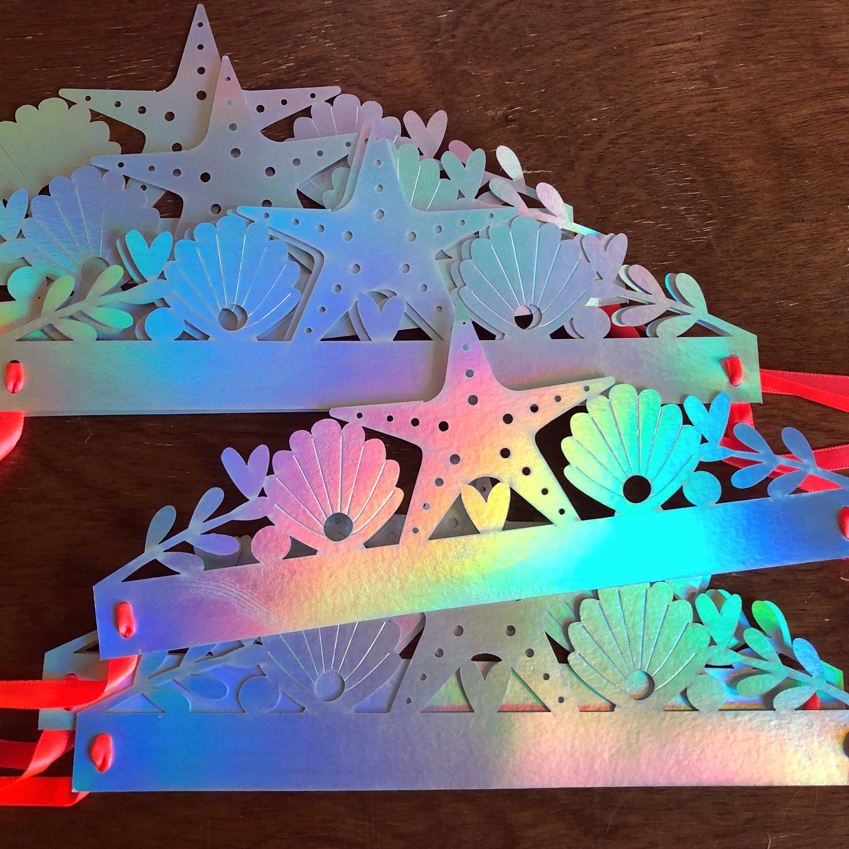 Mermaid Party Decor Crowns