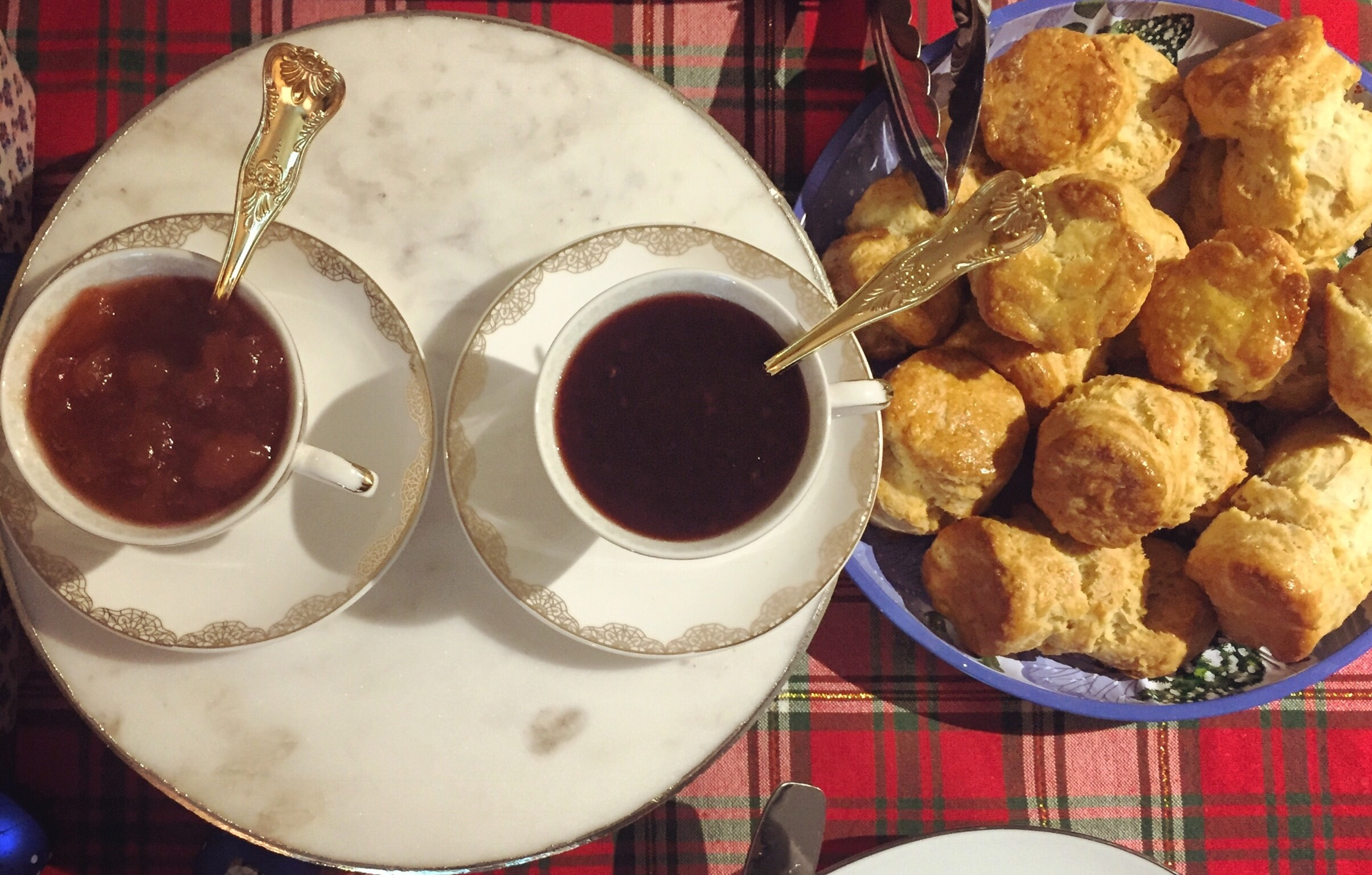 Jam and scones