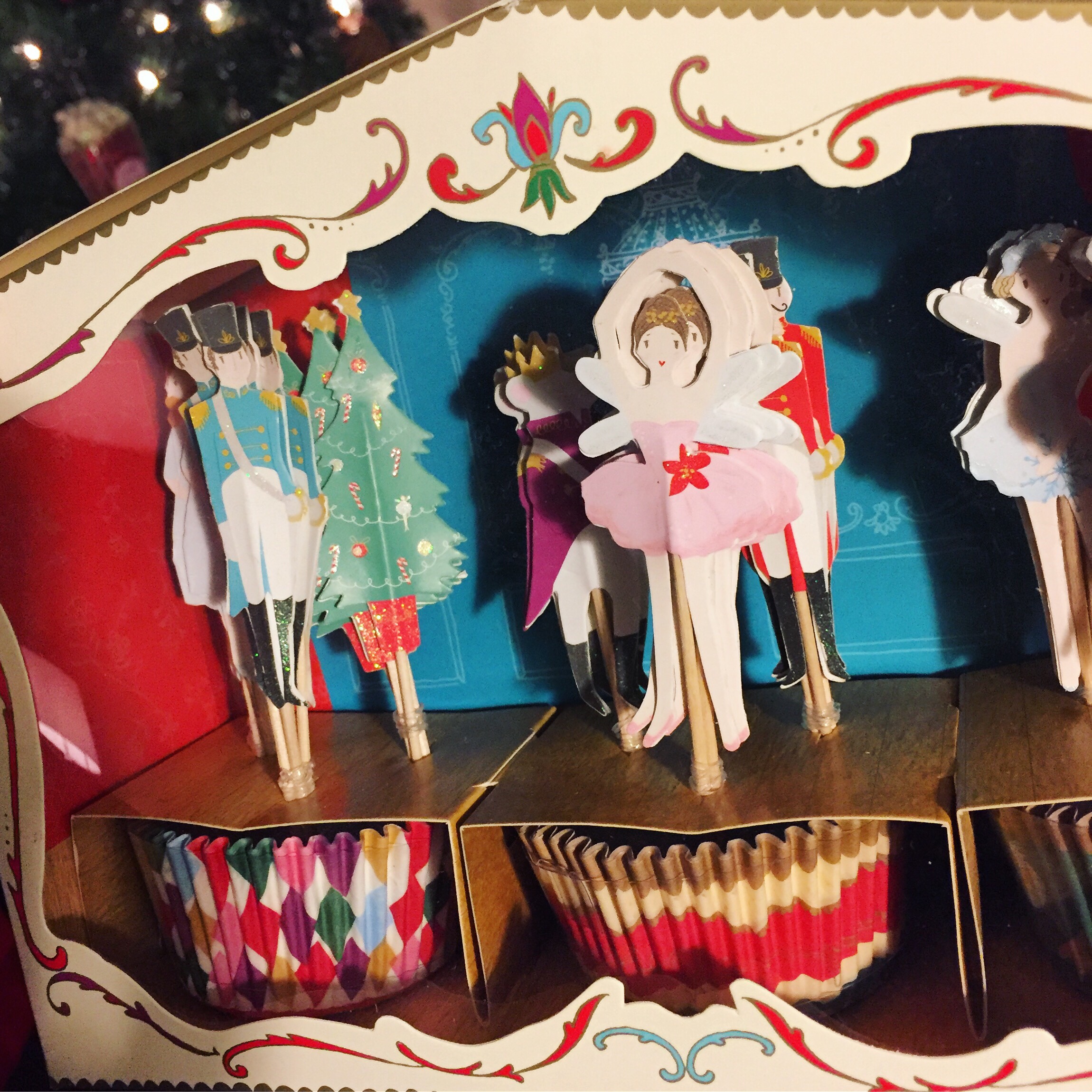 Nutcracker cupcakes