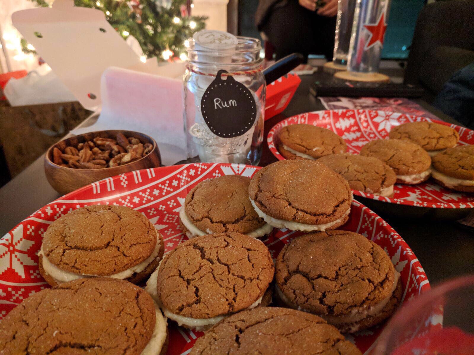 Ginger molasses cookies