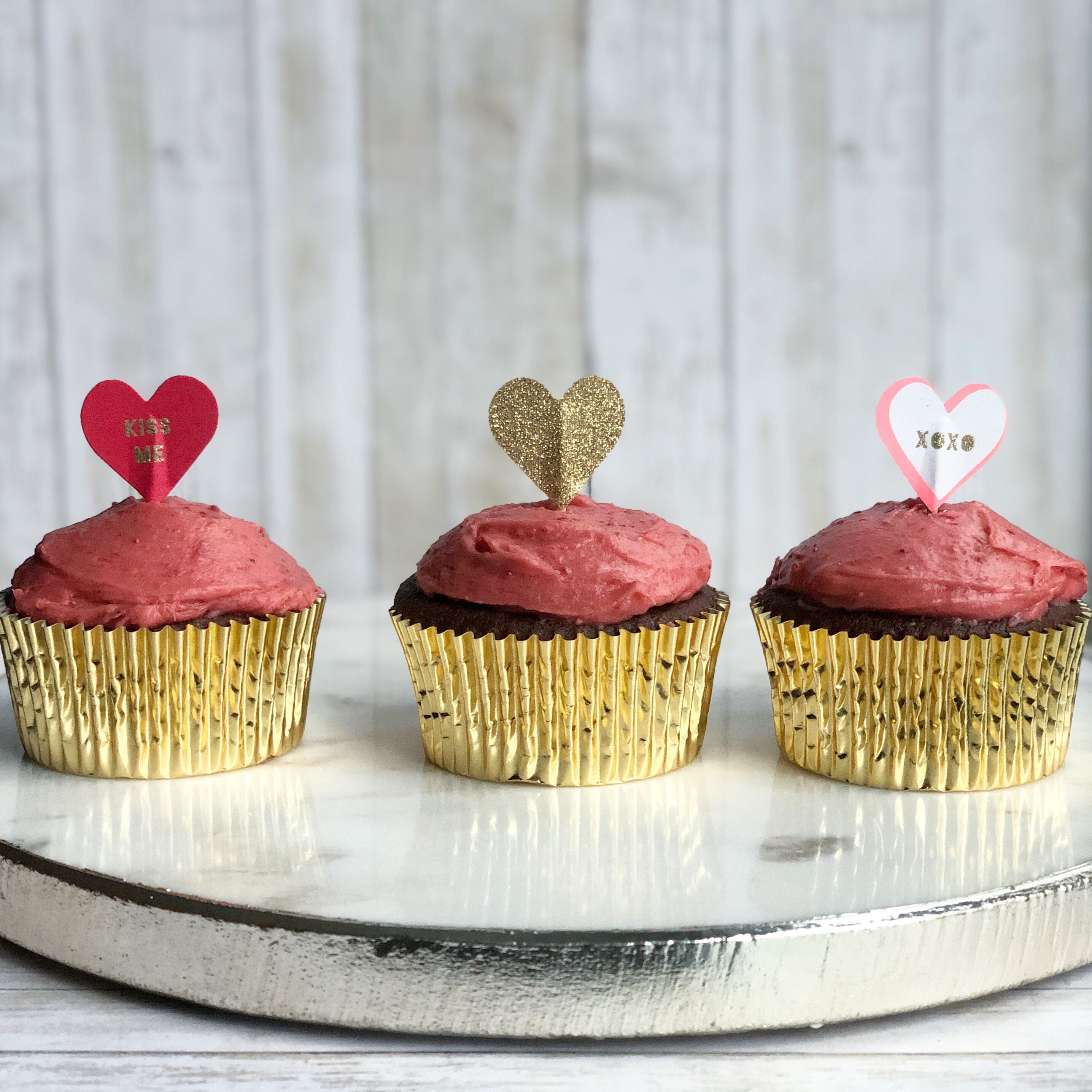 Valentine's Day cupcakes